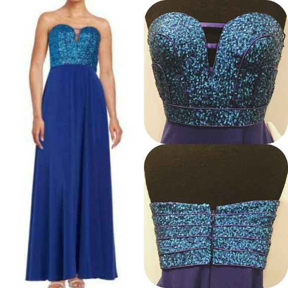Aidan Mattox Dresses & Skirts - NEW!! Silk combo Design strapless dress Si…